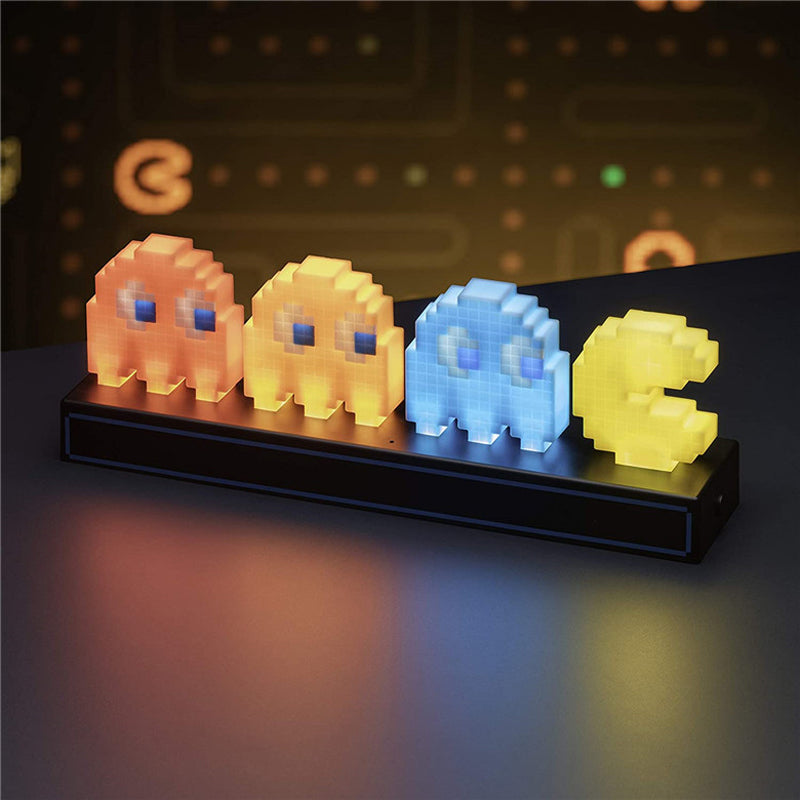 Pac Man Game LED USB 3D Gaming Room Decor Desk Light